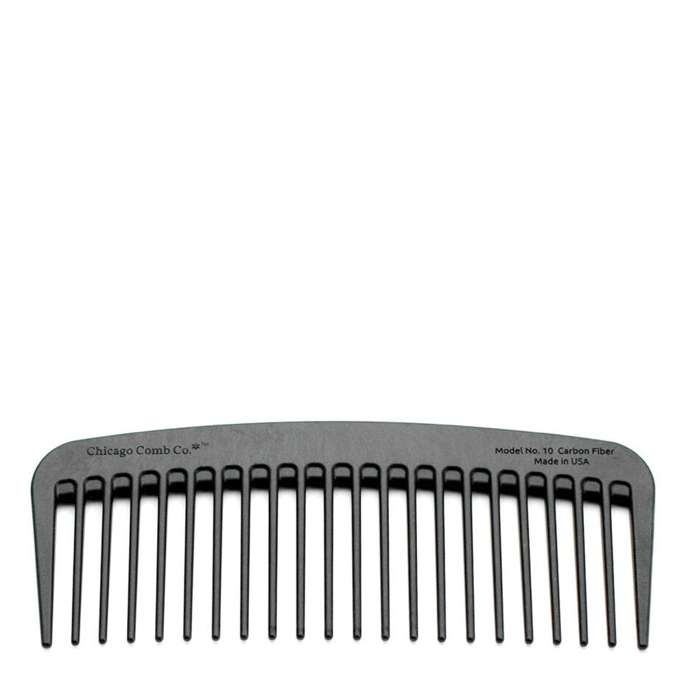 Chicago Comb Co. Kam - Model No. 10 Carbon Fiber