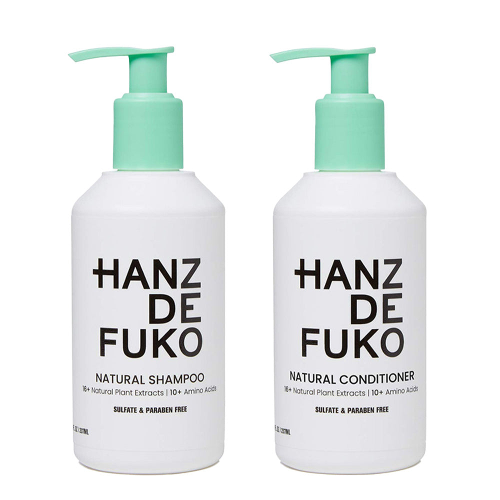 Hanz de Fuko Natural Shampoo + Natural Conditioner 2x 237 ml