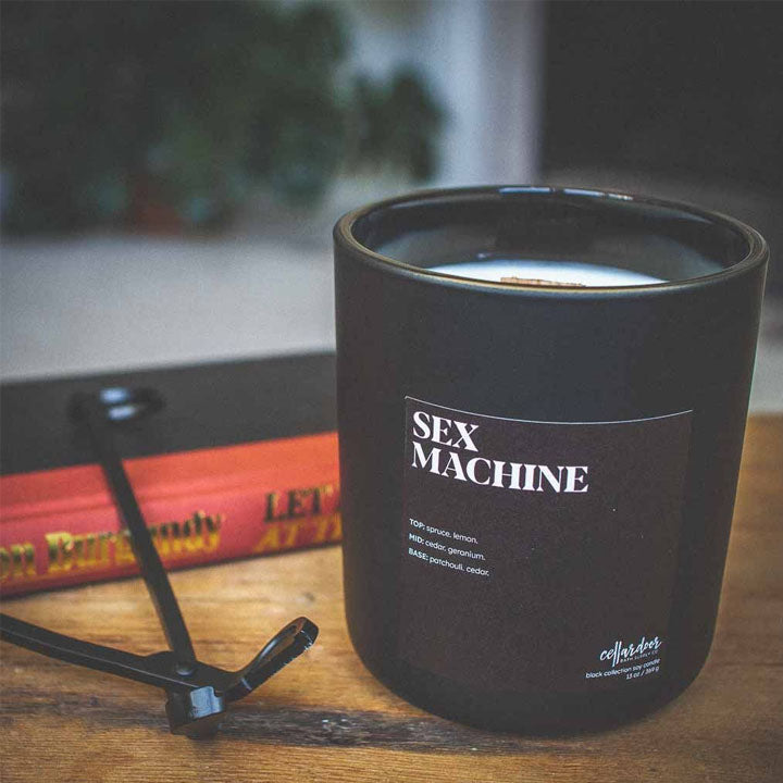 Image of product Wood Wick Scented Candle - Sex Machine