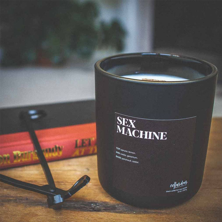Wood Wick Scented Candle - Sex Machine