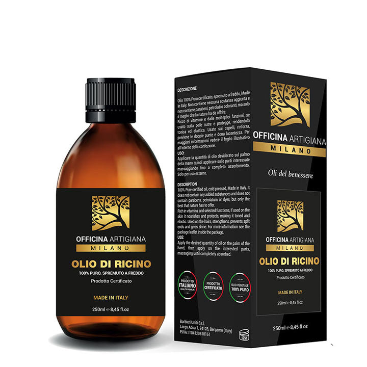 Officina Artigiana Milano 100% Pure Certified Castor Oil 