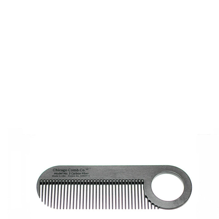 Image of product Beard comb - Model No. 2 - Carbon